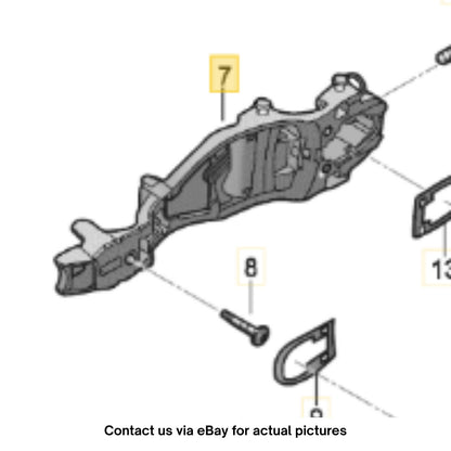2011–2015 VW Jetta Rear Right Door Lock Carrier Bracket Used OEM 5N0837885H