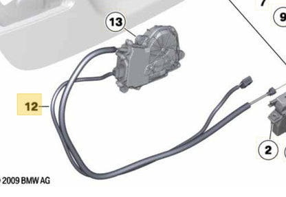 2011–2016 BMW 520i Trunk Lid Power Lock Drive Motor USED OEM 51247273752