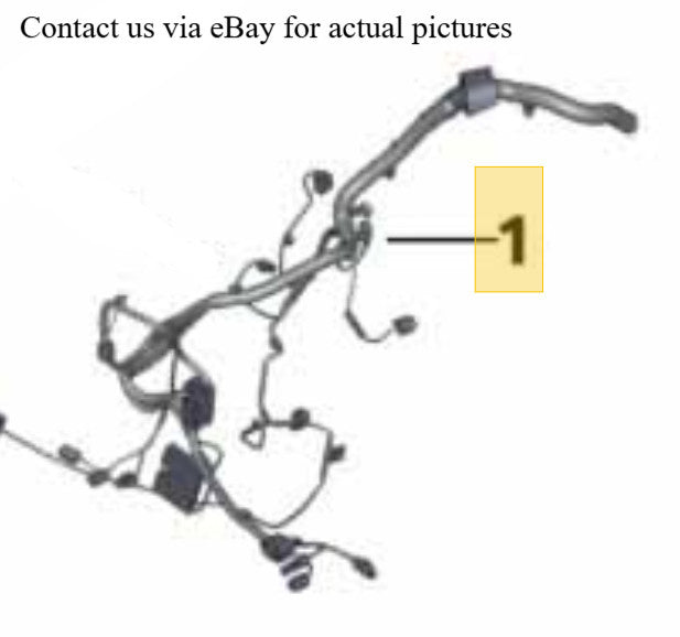 2011–2016 BMW 520i Front Left Headlight Repair Wiring Set USED OEM 61119326069