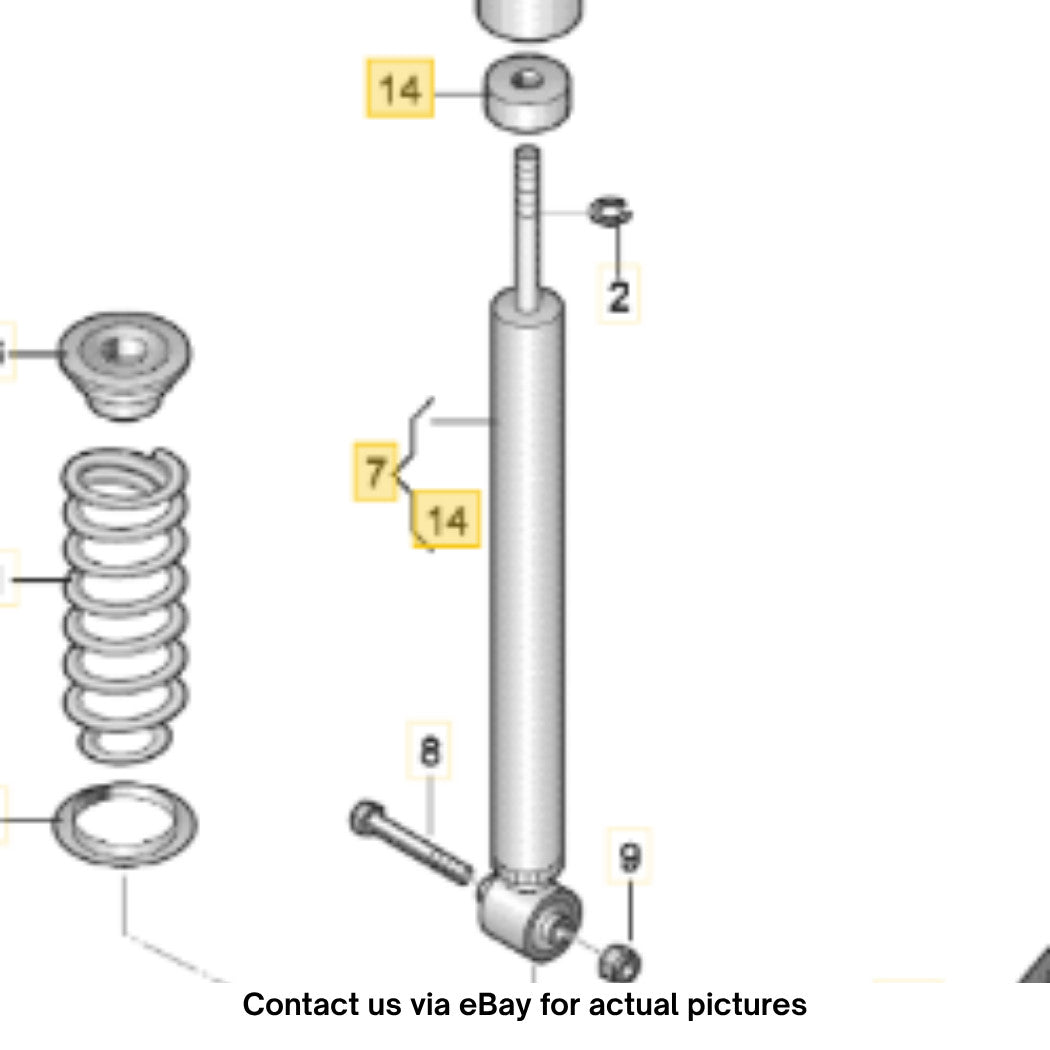 2011–2015 VW Jetta Rear Shock Absorber Used OEM 5C0513025H
