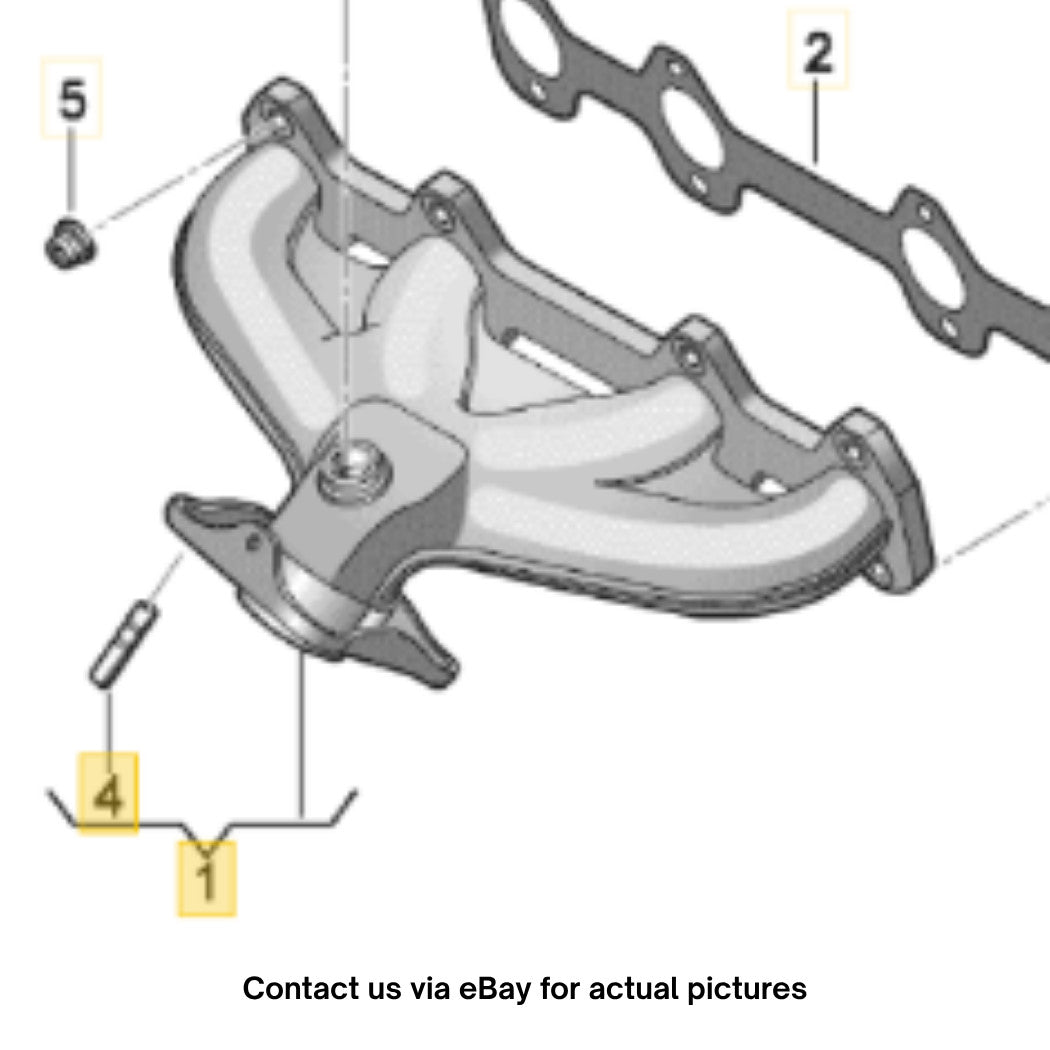 2011–2015 VW Jetta Exhaust Manifold Used OEM 06G253031A