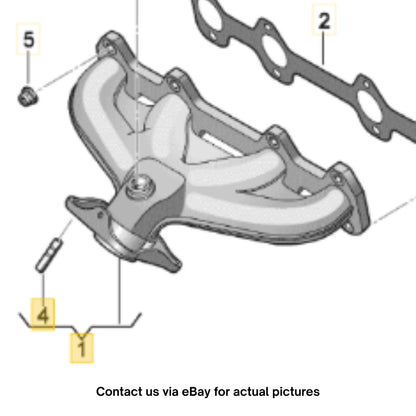 2011–2015 VW Jetta Exhaust Manifold Used OEM 06G253031A
