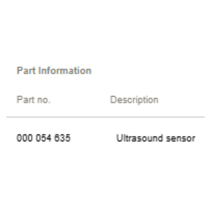 2011–2015 VW Jetta Sensor Used OEM 000054635