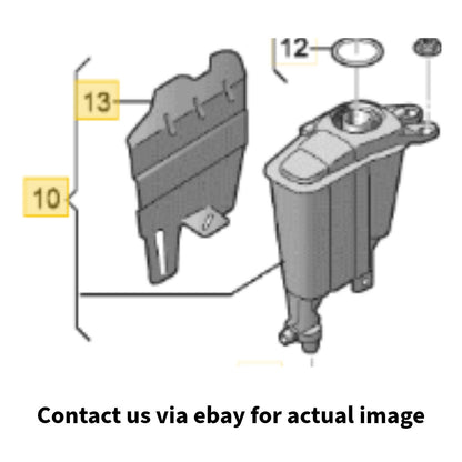 2012 Audi A4 Coolant Expansion/Overflow Tank Used OEM 8K0121403H