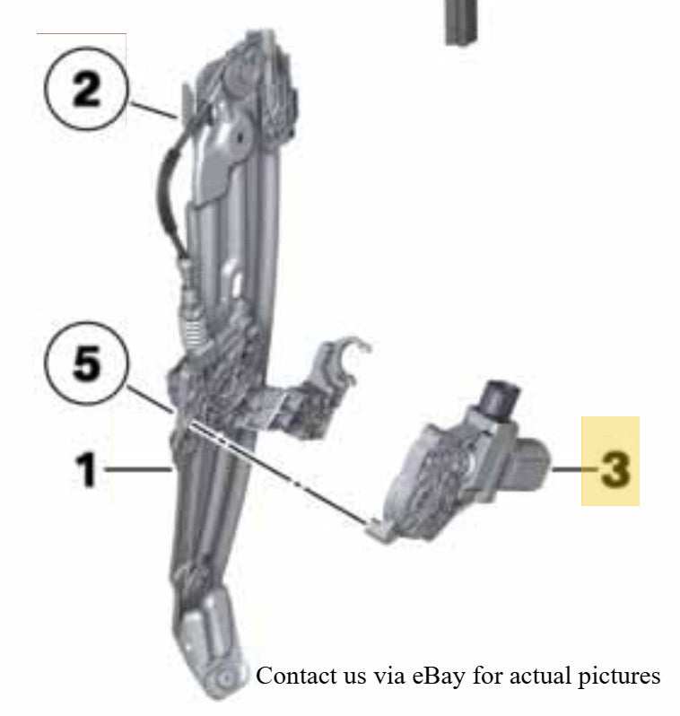 2011–2016 BMW 520i Front/Rear Left Power Window Motor Drive USED OEM 51337271563
