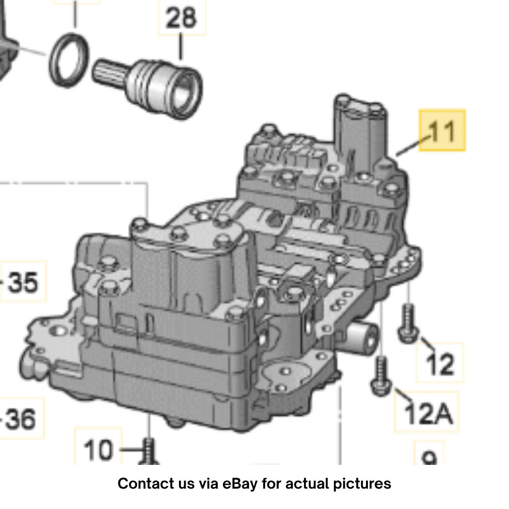 2012 VW Jetta Automatic Transmission Valve Body Used OEM 09G325039D