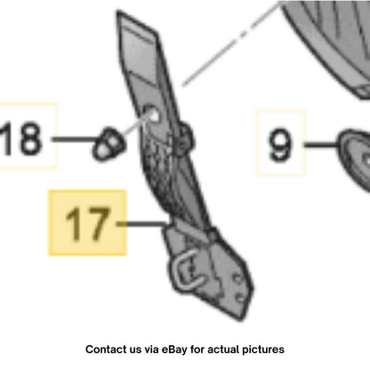 2014–2018 AUDI A6/A7 Hood Latch Lock Release USED OEM 4G0823480