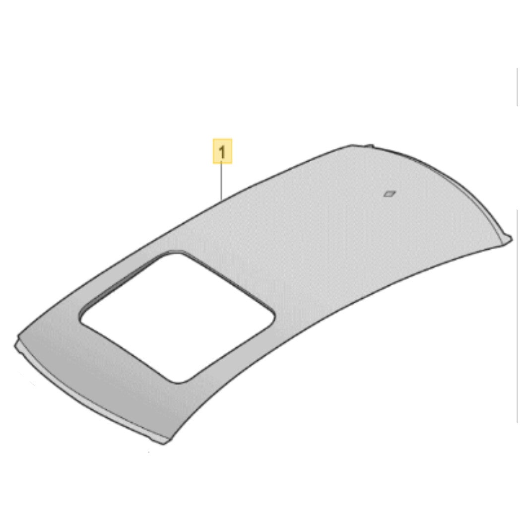 2012–2018 Audi A6 S6 Roof Panel Assembly Used OEM 4G5817017