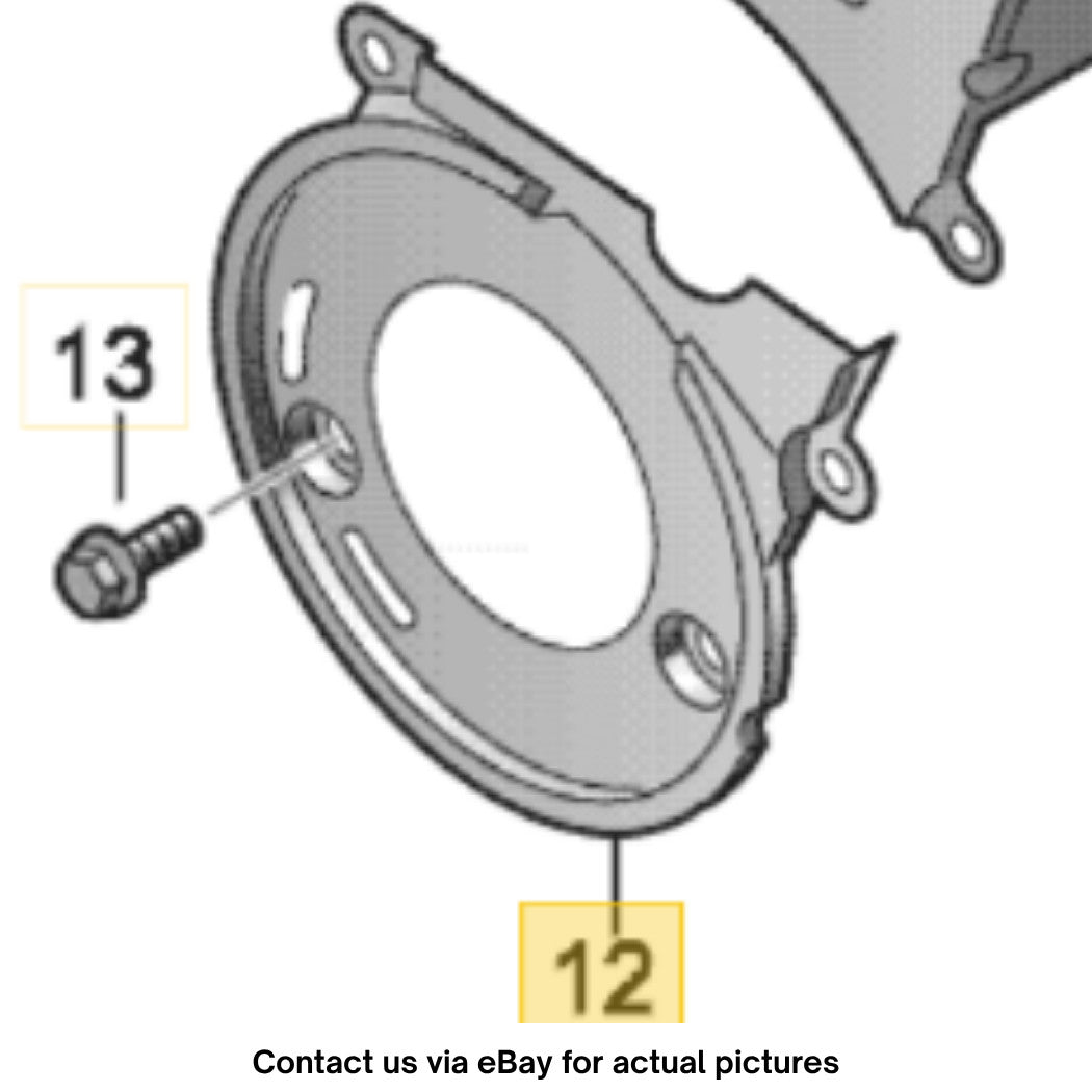 2012 VW Jetta Toothed Belt Lower Guard Used OEM 06A109175B