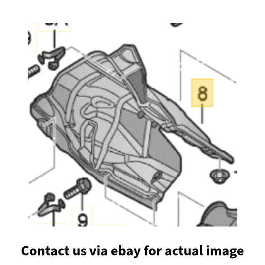 2012 Audi A4 Heat Shield for Tunnel Used OEM 8K0803979E