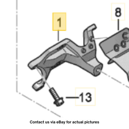 2014 Audi A6 Upper Engine Mount Bracket OEM 4G0199307H