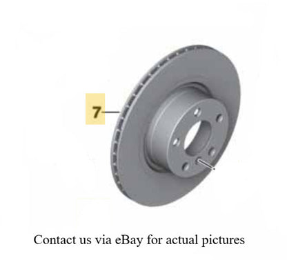 2011–2016 BMW 520i Front Brake Disc Lightweight Ventilated USED OEM 34216775287