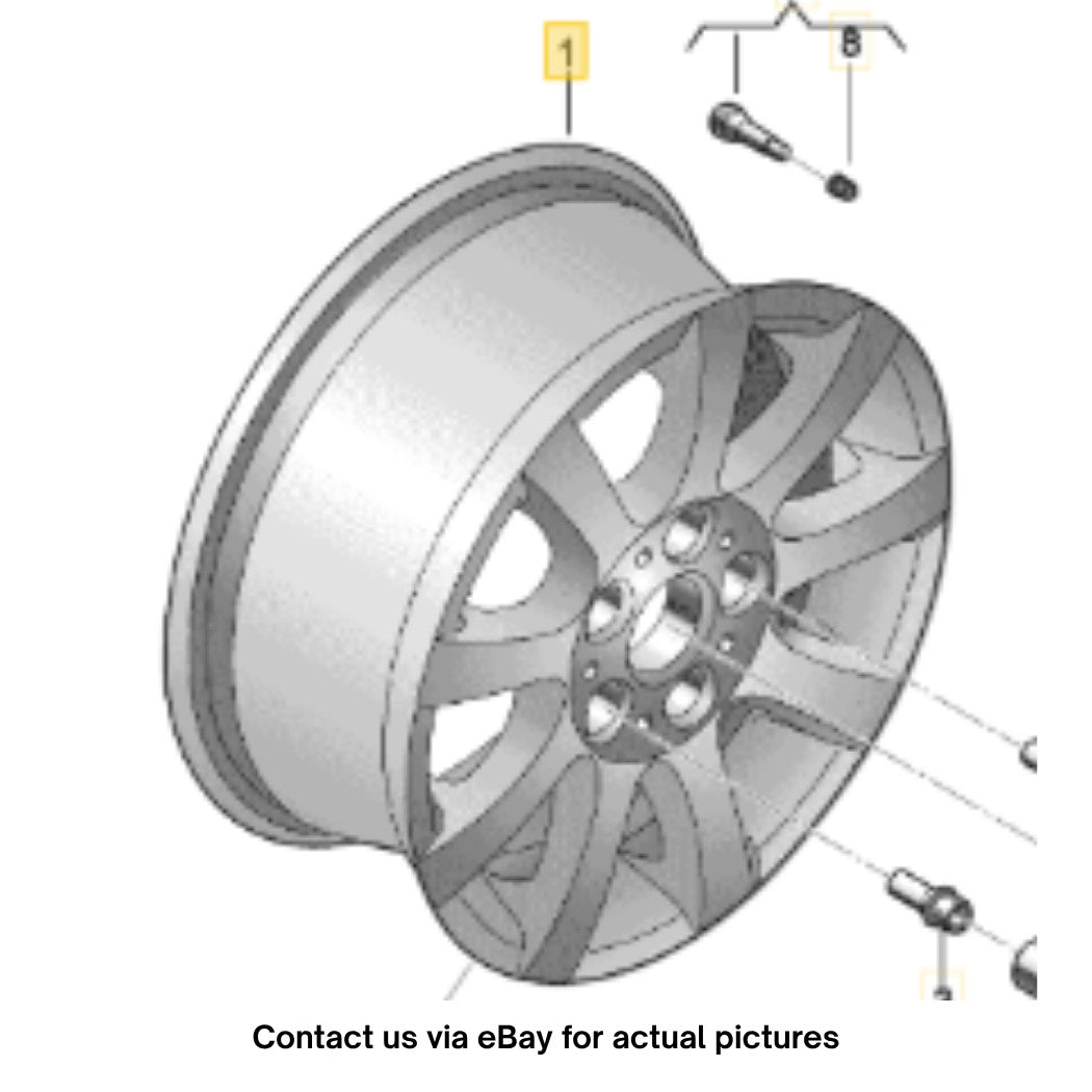 2011–2015 VW Jetta 17" 10-Spoke Alloy Wheel Used OEM 5K0601025AN
