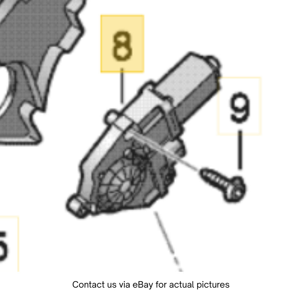2012–2018 Audi A6 Rear Right Window Motor Used OEM 8K0959812A