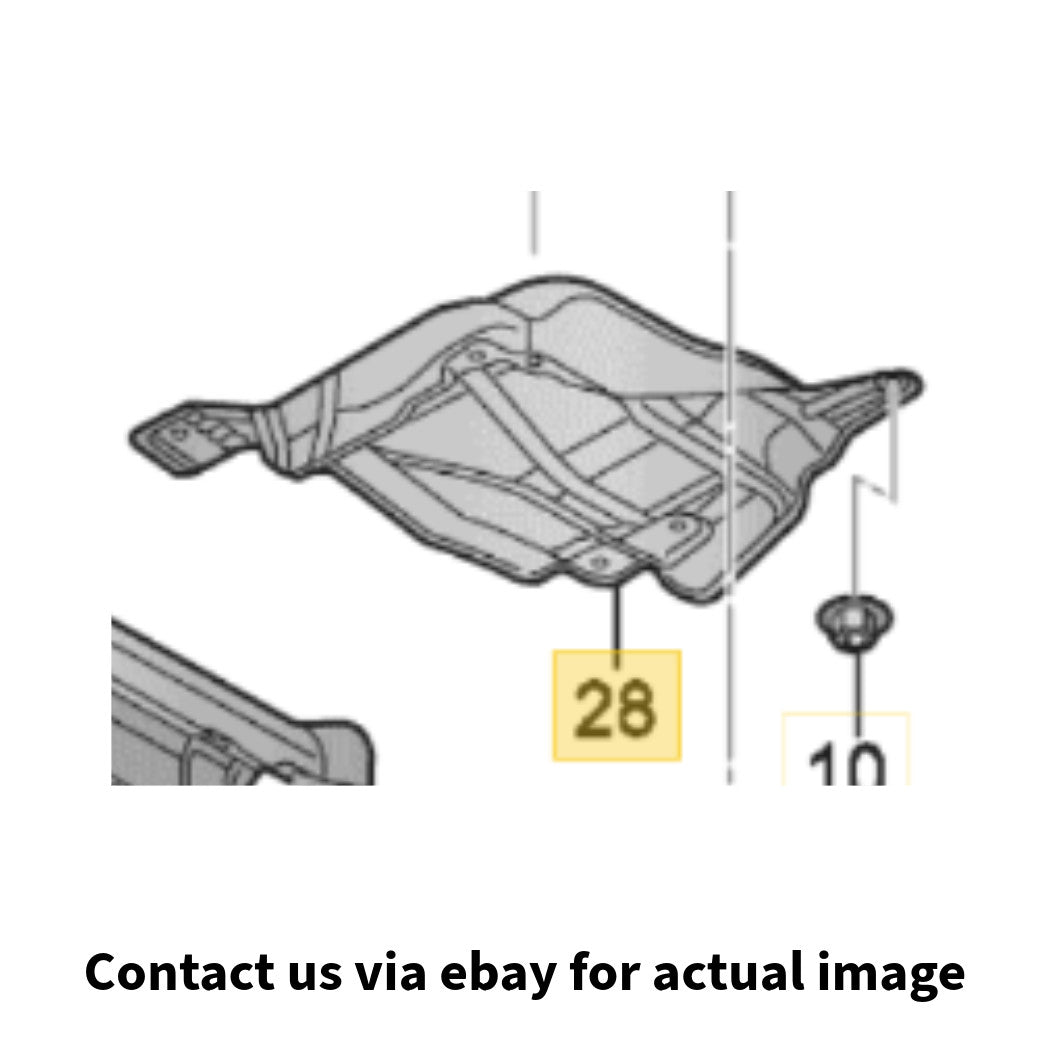 2012 Audi A4 Rear Floor Pan Heat Shield Used OEM 8K0804173J