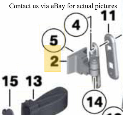 2011–2016 BMW 520i Rear Right Door Upper Hinge USED OEM 41527259596
