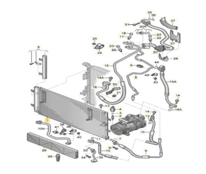 2009-2012 Audi S4 A/C Air Conditioning Condenser OEM 8K0260403AF