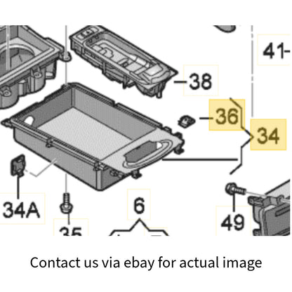 2008–2018 Audi A6 Quattro Center Console Storage Tray Used OEM 4G0864981D
