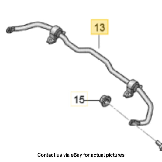2011–2018 VW Jetta Front Suspension Stabilizer Bar Used OEM 5C0411303