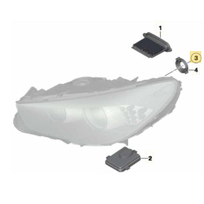 2010-2017 BMW 520i F10 Bulb Xenon Light Used OEM 63217217509
