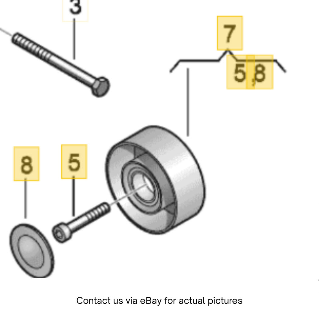 Audi A4 A5 A6 A7 A8 Q5 Q7 Accessory Drive Belt Idler Pulley OEM 06E903341G