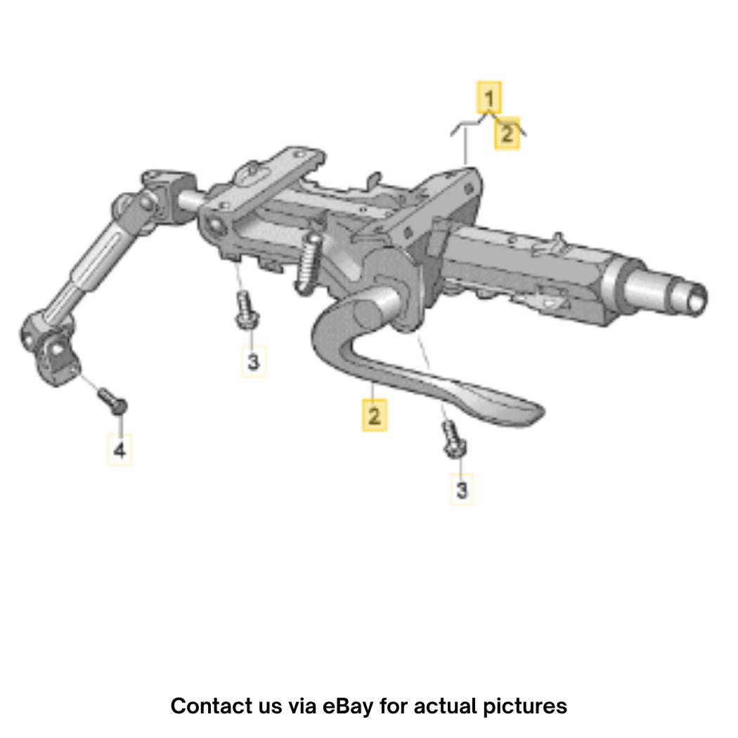 2010–2014 VW Jetta Steering Column Assembly Used OEM 1K1419502BG