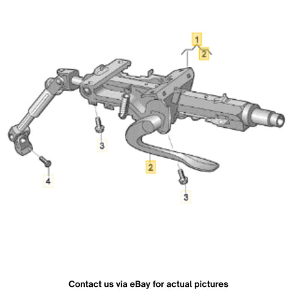 2010–2014 VW Jetta Steering Column Assembly Used OEM 1K1419502BG