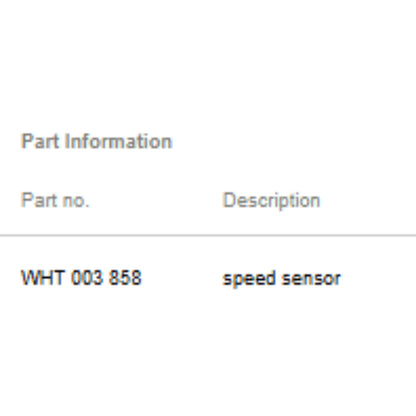 2011–2015 VW Jetta Rear Right ABS Wheel Speed Sensor Used OEM WHT003858