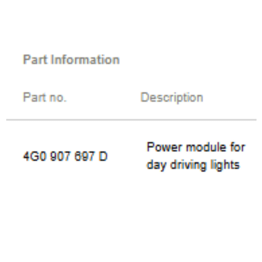 2012–2018 Audi A6 Xenon Headlight Ballast / Control Unit Used OEM 8K0941597E