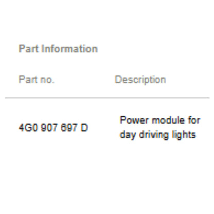 2012–2018 Audi A6 Xenon Headlight Ballast / Control Unit Used OEM 8K0941597E