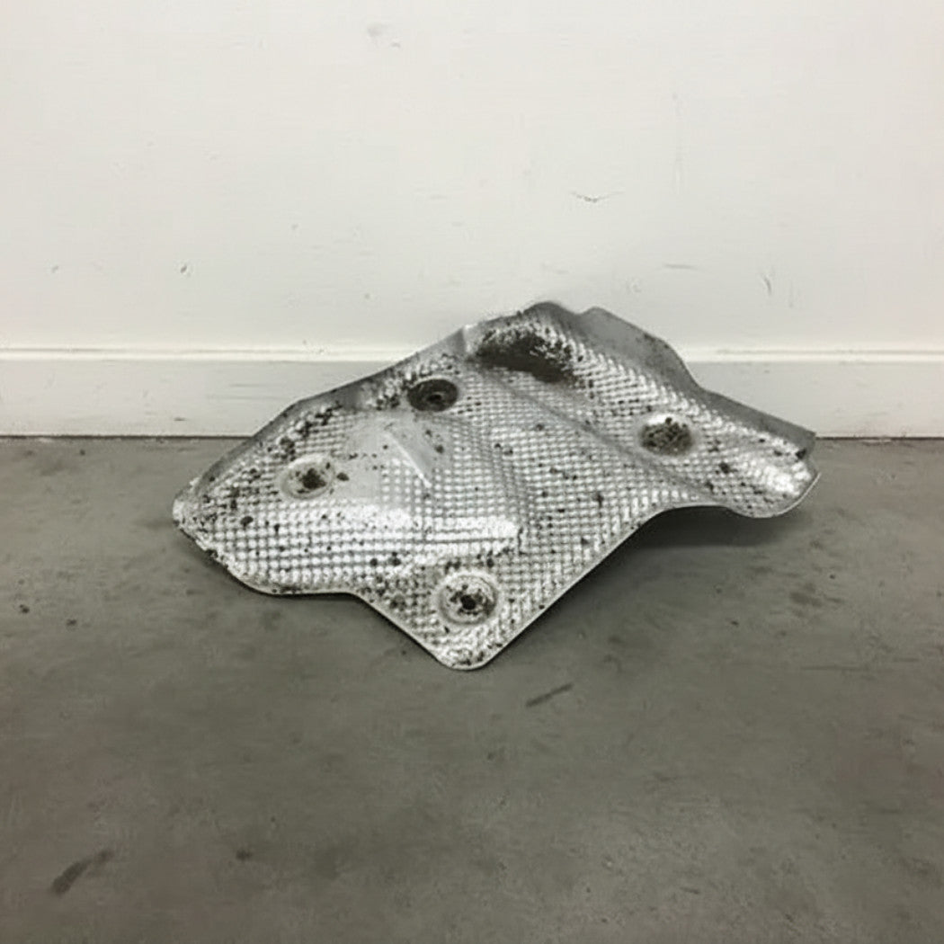 2012–2018 Audi A6 Rear Left Fuel Tank Heat Shield Used OEM 4G0201308C