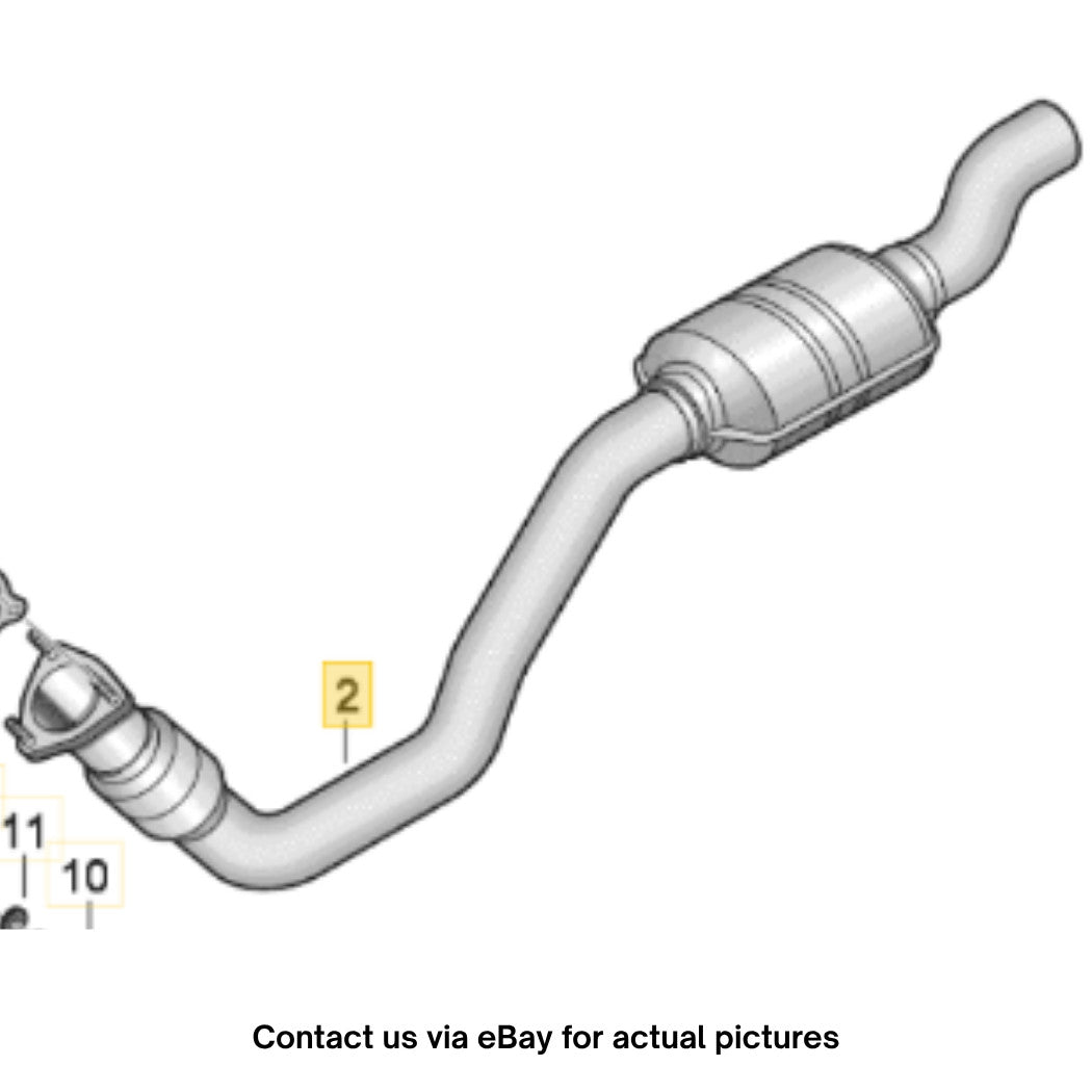 2012 Audi A4 Front Exhaust Pipe Used OEM 8K0253102B