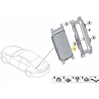 2010-2017 BMW 520i F10 Combox Telematics Used OEM 84109257152