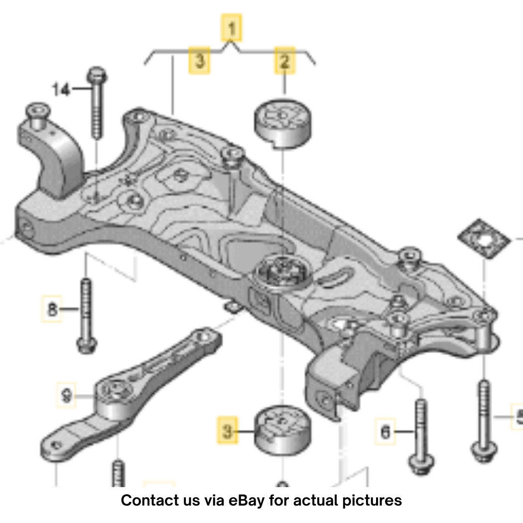 2011–2015 VW Jetta Engine Mount Bracket Used OEM 5C0199313K