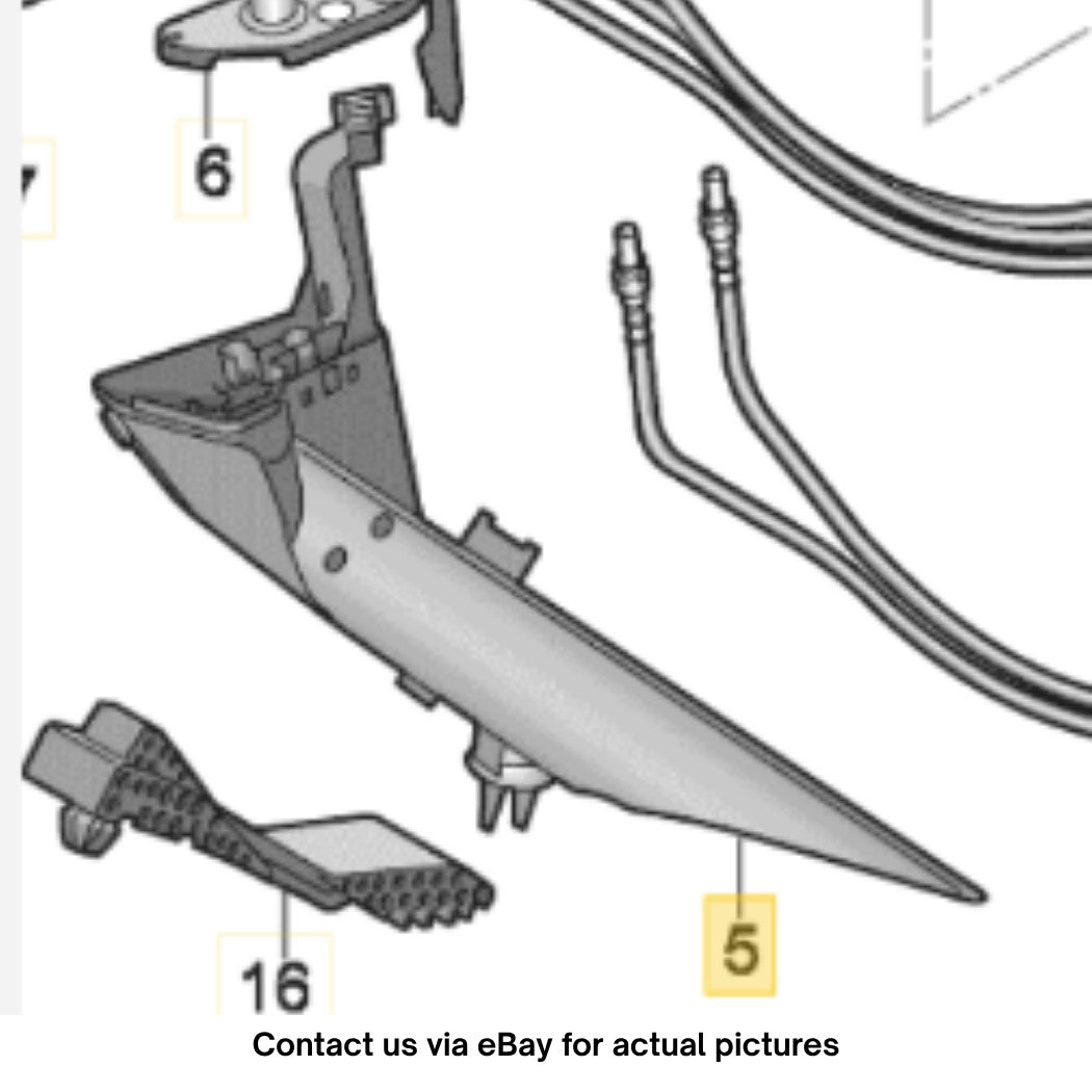 2011–2015 VW Jetta Fuel Line Heat Insulation Used OEM 1K0201973