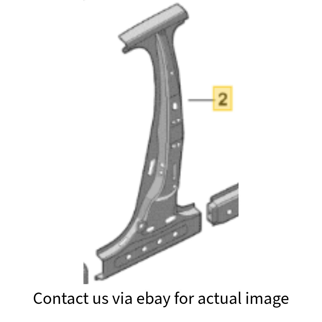 2012–2017 VW Jetta Right-Side B-Pillar Reinforcement USED OEM 5C6809220A