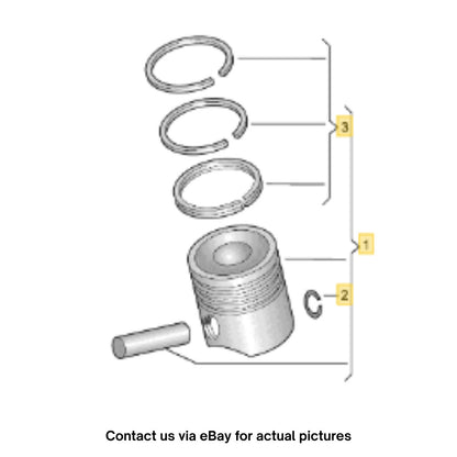 1999-2014 VW Jetta Engine Piston w/ Connecting Rod Used OEM 06A107065BT