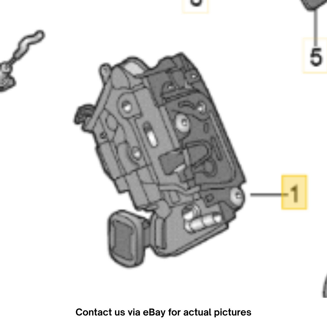 2011–2015 VW Jetta Rear Left Door Lock Actuator Used OEM 5K4839015F
