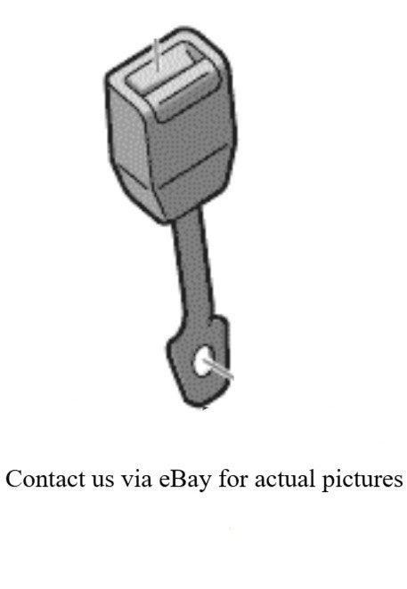 2010–2012 AUDI A4 LEFT FRONT SEAT BELT LATCH USED OEM 8K0857755F