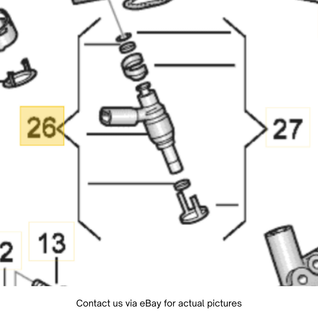 2012–2018 Audi A6 Fuel Injector Used OEM 06E906036L