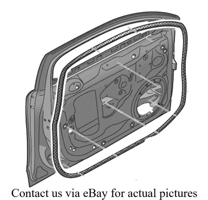 2010–2012 AUDI A4 FRONT RIGHT DOOR SHELL USED OEM 8K0831052J