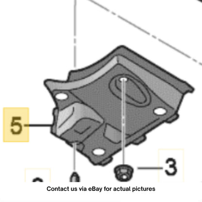 2012–2018 Audi A6/S6 Front Left Underbody Shield Panel Used OEM 4G0825201