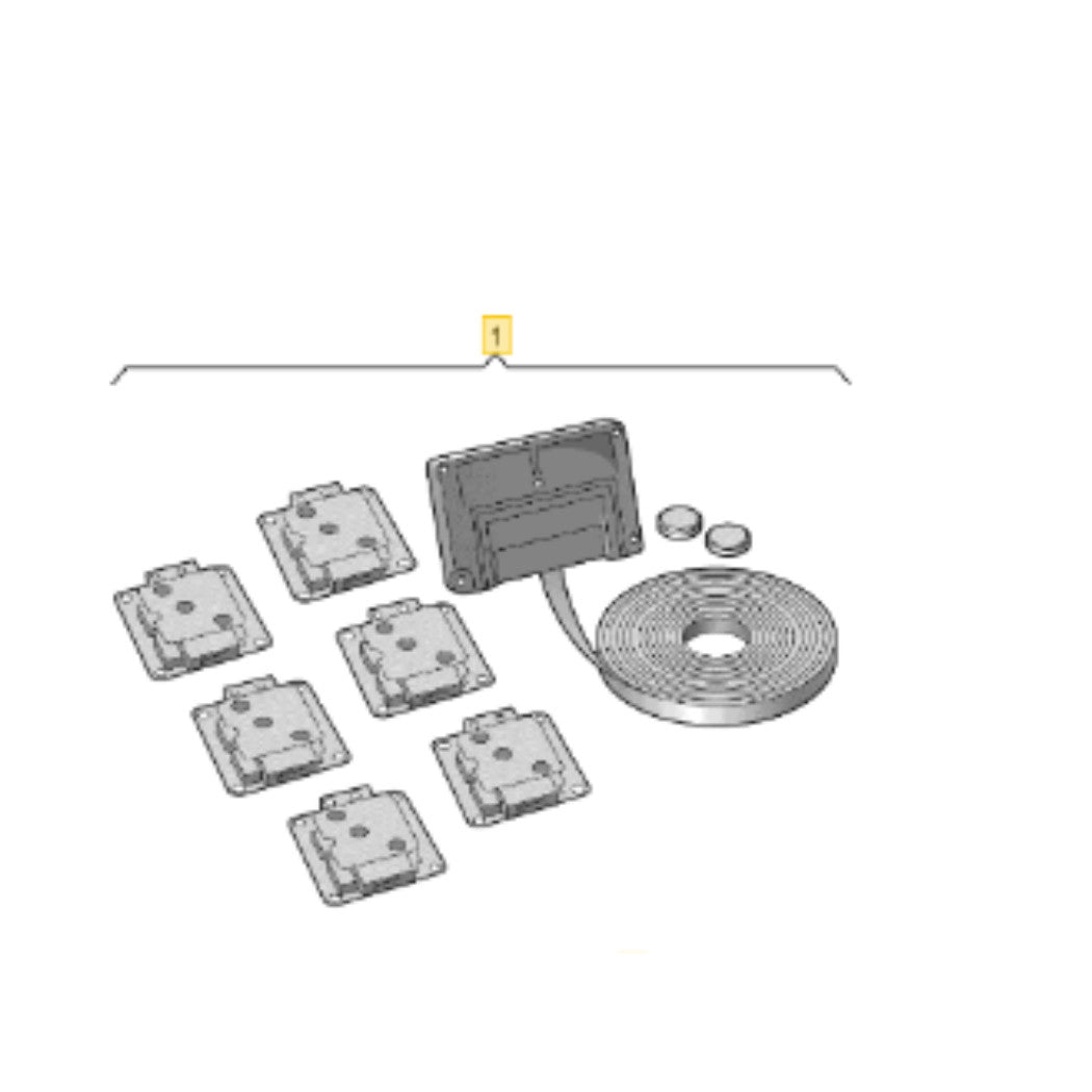 Used OEM Audi Pest Control Installation Kit 8U0054650