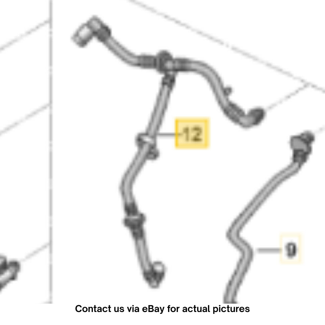 2011–2015 VW Jetta Brake Booster Vacuum Hose Used OEM 5C0612041A