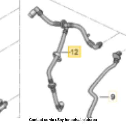 2011–2015 VW Jetta Brake Booster Vacuum Hose Used OEM 5C0612041A