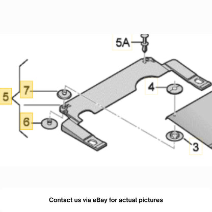 2012–2018 Audi A6 C7 Trunk Trim Element Used OEM 4G5863373A