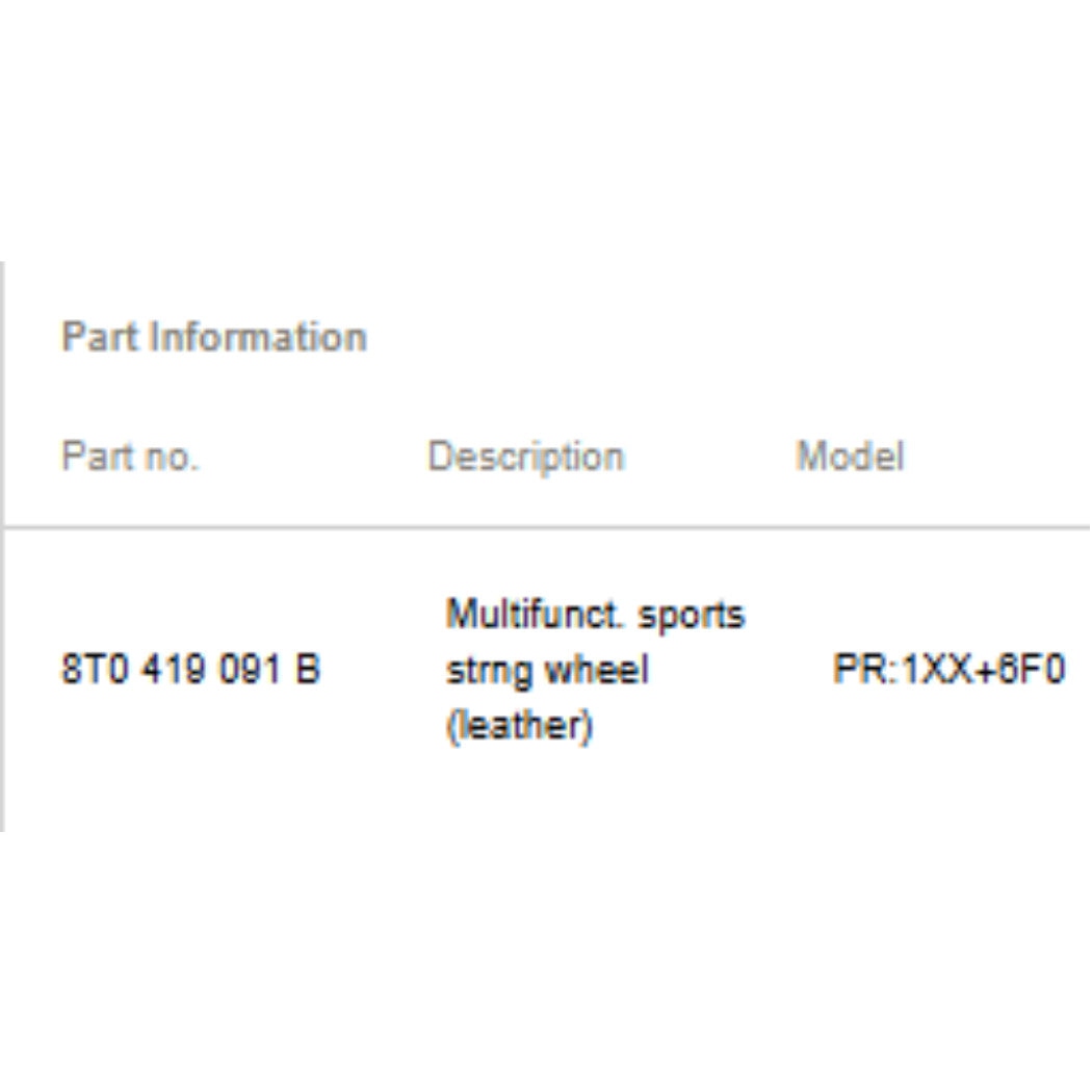 2009-2012 Audi A4 A5 S4 S5 Q5 Steering Wheel Used OEM 8T0419091B