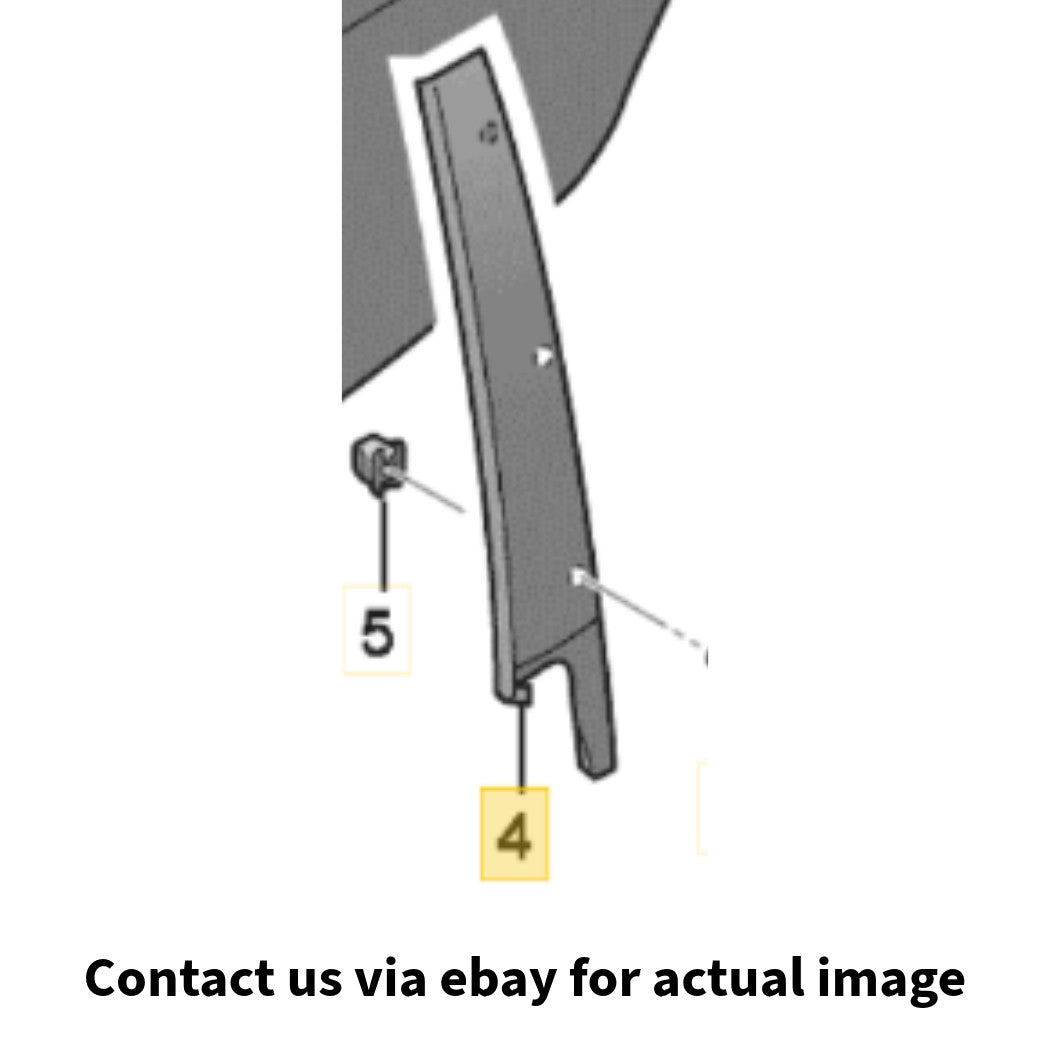 2008–2016 Audi A4 Rear Left Door B-Pillar Trim Used OEM 8K0839901K