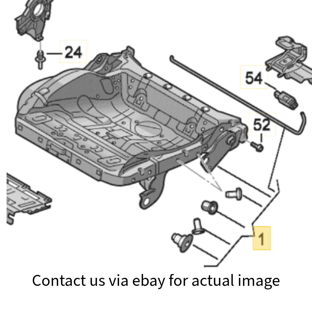 2008–2018 Audi A5/S5/A6/S6/A7/S7 Front Left Seat Frame Used OEM 8K0881157