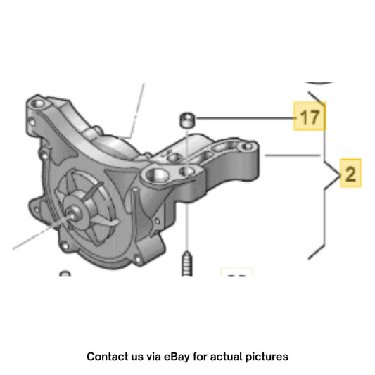 2012 Audi A4 Engine Oil Pump Used OEM 06H115105AM